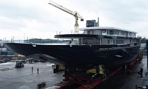 Jeff Bezos’ Sailing Superyacht Y721 Has Left Oceanco’s Shipyard