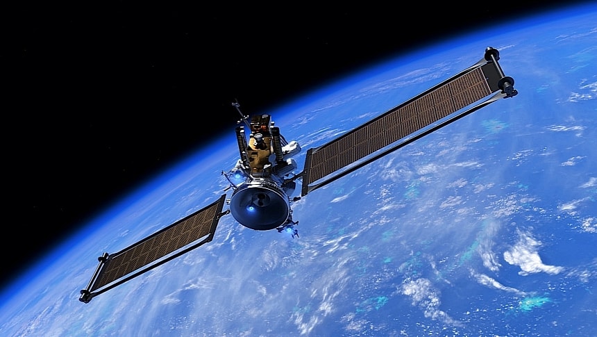 Rendering of the Blue Origin Blue Ring spacecraft