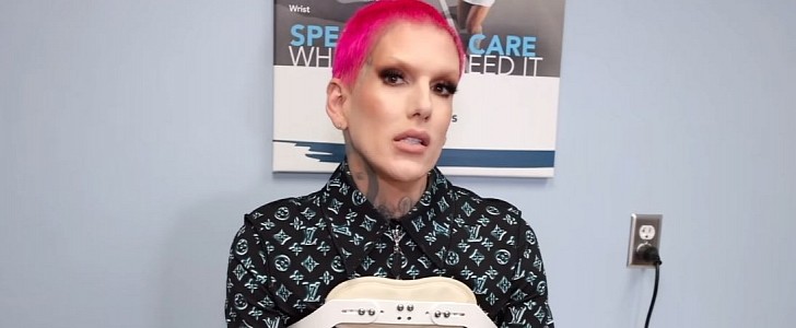 Jeffree Star talks about his Rolls-Royce rollover crash, says it was caused solely by bad weather