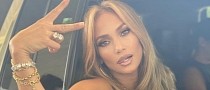 Jennifer Lopez Doesn't Mind Sitting Shotgun in a Rolls-Royce Ghost