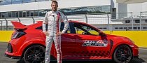Jenson Button Sets FWD Lap Record at The Hungaroring in Honda Civic Type R