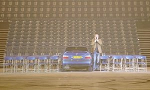 Jeremy Clarkson Crashes BMW E36 M3 into Empty Chairs Promoting Top Gear