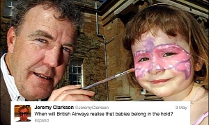 Jeremy Clarkson Offends Again by Bashing Babies on Tweeter