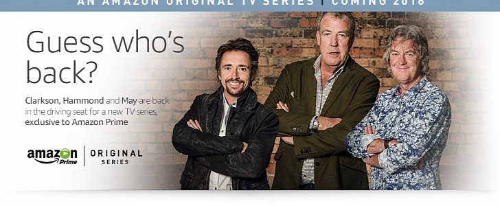 Jeremy Clarkson, Richard Hammond and James May Are Back... On Amazon Prime 
