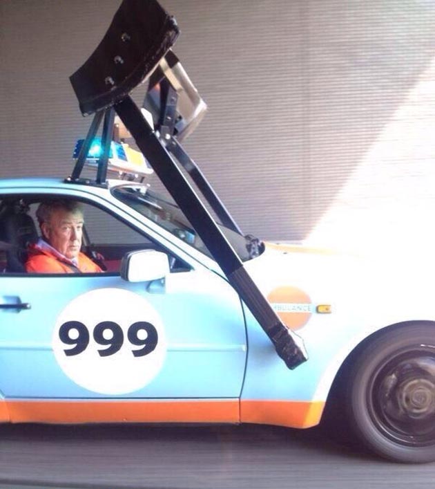 Jeremy Clarkson Spotted Driving A Porsche Ambulance For Next Top Gear Season - Autoevolution
