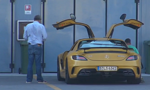 Jeremy Clarkson Spotted in SLS Black Series… Again