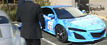 Jerry Seinfeld and Jay Leno Check out the Acura NSX