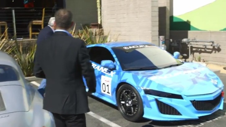 Seinfeld and Jay Leno Check out the Acura NSX