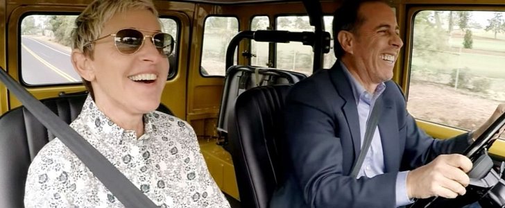 Jerry Seinfeld and Ellen DeGeneres in Comedians in Cars Getting Coffee episode