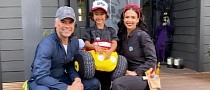 Jessica Alba Was a Mechanic for Halloween, Her Son Went as the Cutest Monster Truck