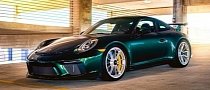 Jet Green Metallic 2018 Porsche 911 GT3 Looks like a Flawless Gem