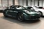 Jet Green Metallic 991.2 Porsche 911 Targa 4 with Brown Roof Looks Mesmerizing