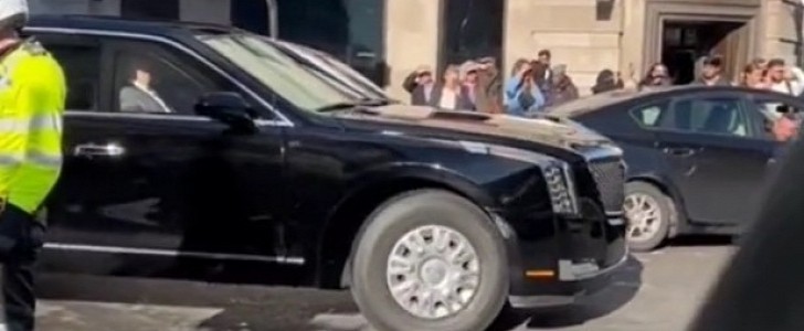 Joe Biden's Cadillac Beast Stuck in London Before Queen's Funeral