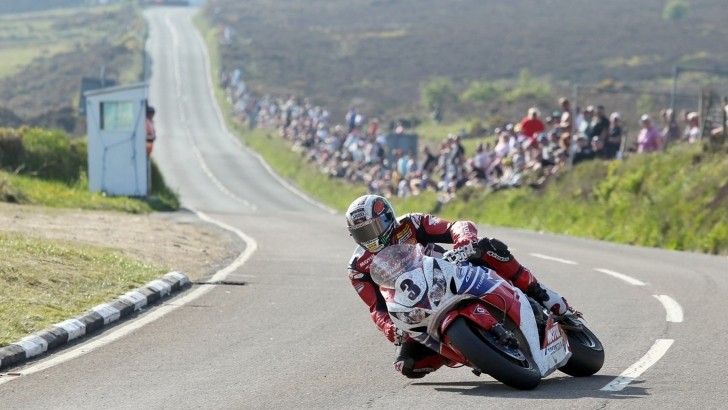 Motorcycle in the Isle of Man TT 2013