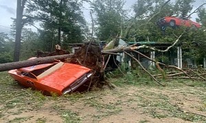 John Schneider’s General Lee Stunt Car Got Crushed by a Tree in Hurricane Ida
