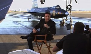 John Travolta and North American X-15 Star in New Breitling Ad