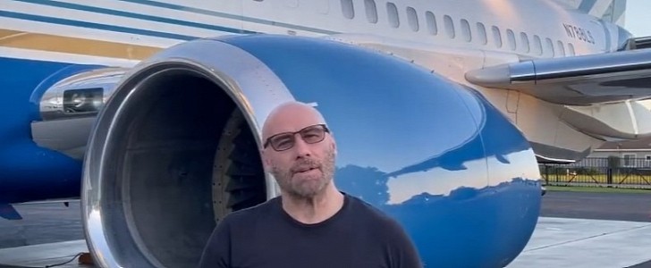 John Travolta New Flying License