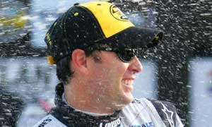 Johnson Wins at Fontana, Grabs Lead in the Chase