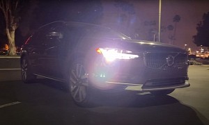 Join the 2022 Volvo V90 Cross Country on a POV Night Drive Video With 3D Audio