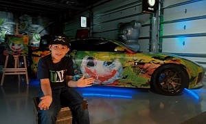 Joker F-Type SVR Was Designed by Eight-Year-Old, “World's Youngest Wrap Artist”