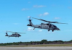 Jolly Green II Helicopters in Action Look Like Proper Black Hawks