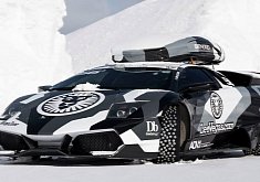 Jon Olsson to Drive His Lamborghini Murcielago to the Top of a Frozen Mountain