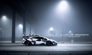Jon Olsson Uses Lamborghini Gallardo Ski Transporter for 2012