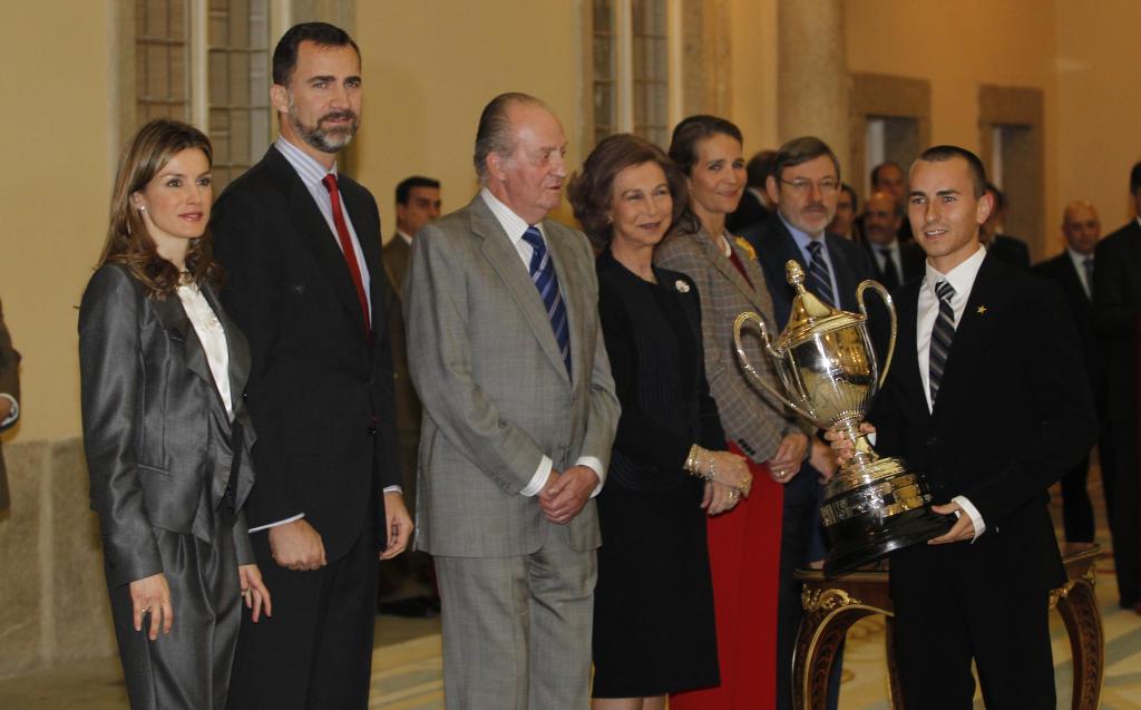 The Spanish royal family and Jorge Lorenzo