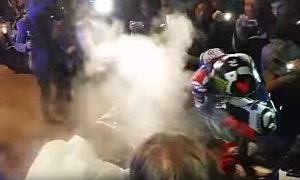 Jorge Lorenzo Burned by Hot Coolant from His Own Bike