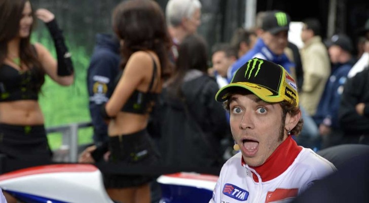 Typical Valentino Rossi