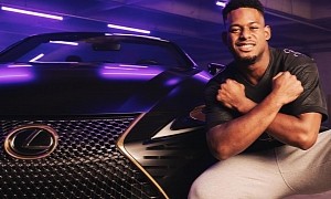 JuJu Smith-Schuster Arrives at Chiefs Game in a One-of-One Lexus With Black Panther Powers