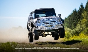 Jumping 2021 Ford Bronco Prototype Teased, It's Certainly Not Mater From "Cars"