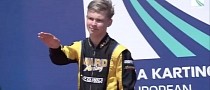 Russian Karter Wins FIA Championship Race Under Italian Flag, Celebrates With Nazi Salute
