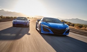 “Just” $158,500 and the 2021 Acura NSX Will Go on a Long Beach Blue Pearl Tour