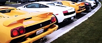 Just a Parking Lot Full of Lamborghinis!