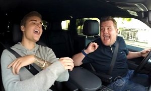Just Bieber Does the Carpool Karaoke Gig on The Late Late Show with James Corden
