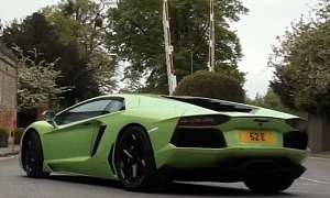 Just Lots of Lamborghini Aventadors Accelerating in the UK