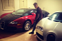 Justin Bieber Checks out Floyd Mayweather’s Bugatti Veyrons