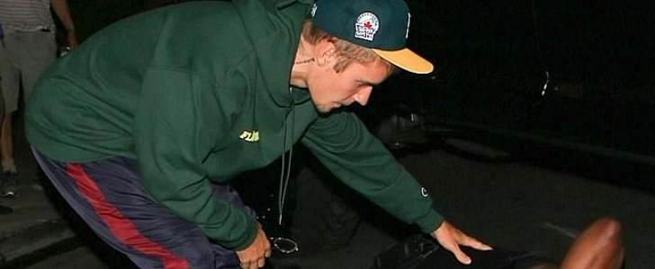 Justin Bieber comforts paparazzo he hit with his Dodge Ram truck
