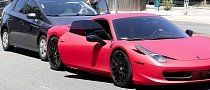 Justin Bieber’s Ferrari Gets Rear-Ended by a Paparazzi Prius, Brings Up Princess Diana