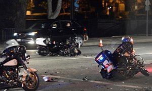 Justin Trudeau's Motorcade Crash Leaves Police Officer Injured