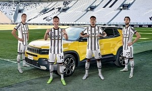 Juventus FC Gets Avenger Spirit With New Uniforms Promoting Jeep's First-Ever EV
