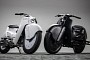 K-Speed Builds 100 Honda Super Cub Custom Bikes With Large Fenders and an Art Deco Vibe