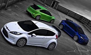 Kahn Ford Focus RS and Fiesta ST with Cosworth Wheels Released