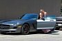 Kaley Cuoco Spotted Driving a Mercedes SLS AMG Roadster: Too Rich for the Range Rover Now?