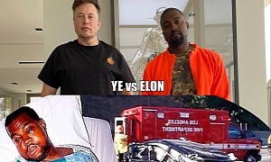 Kanye West Got Into a Near-Fatal Car Crash and Wants Elon Musk To Know About It