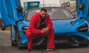 Karim Benzema Can't Stop Grinning in Front of a Blue McLaren 765LT, Perfect Pair