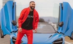 Karim Benzema Is a Special Guest for Turbo's 35th Anniversary, Drives a McLaren 765LT