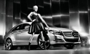 Karolina Kurkova for 2011 Mercedes Benz CLS Campaign