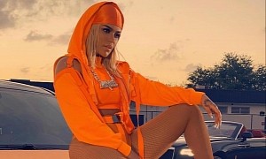 KAROL G Sure Knows How to Match Outfits With Wrapped Luxury SUVs and Supercars